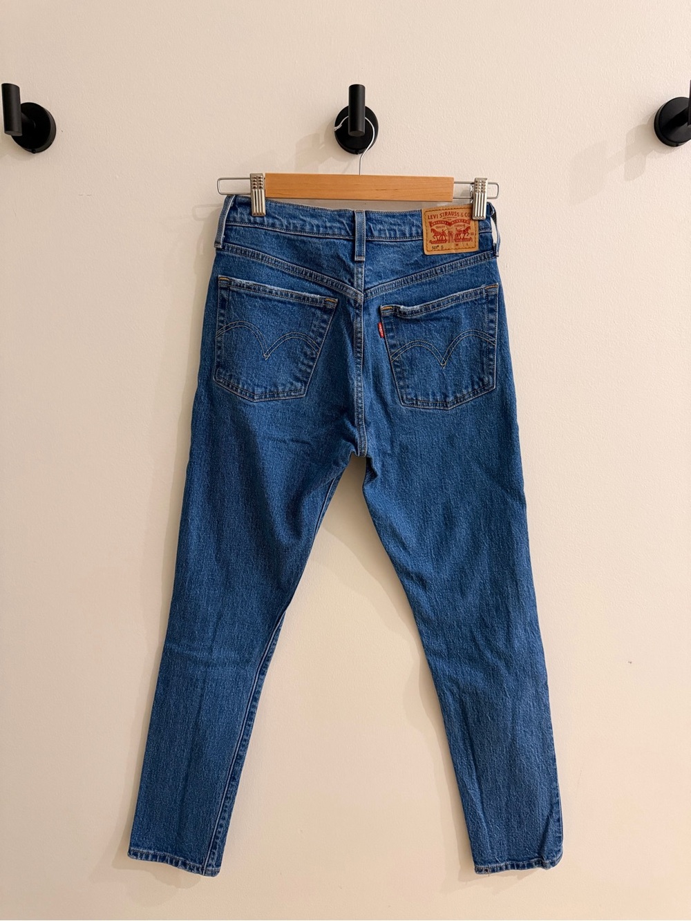 Levi's 501 S Button Fly Blue Jeans